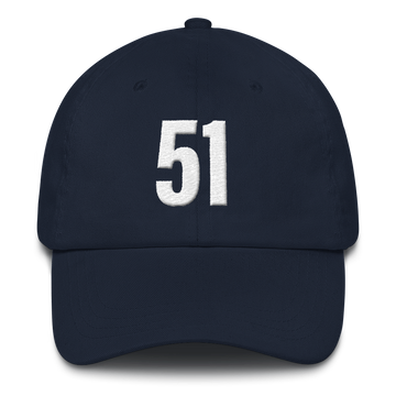 51 - Washington D.C. Statehood Hats - Navy | District of Clothing - DC 51st State T-Shirts & Hats | Black Owned Business