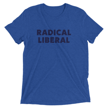 Radical Liberal - Liberal & Raphael Warnock Tee - Blue | District of Clothing - Black Women Inspirational Apparel | Black Owned Business
